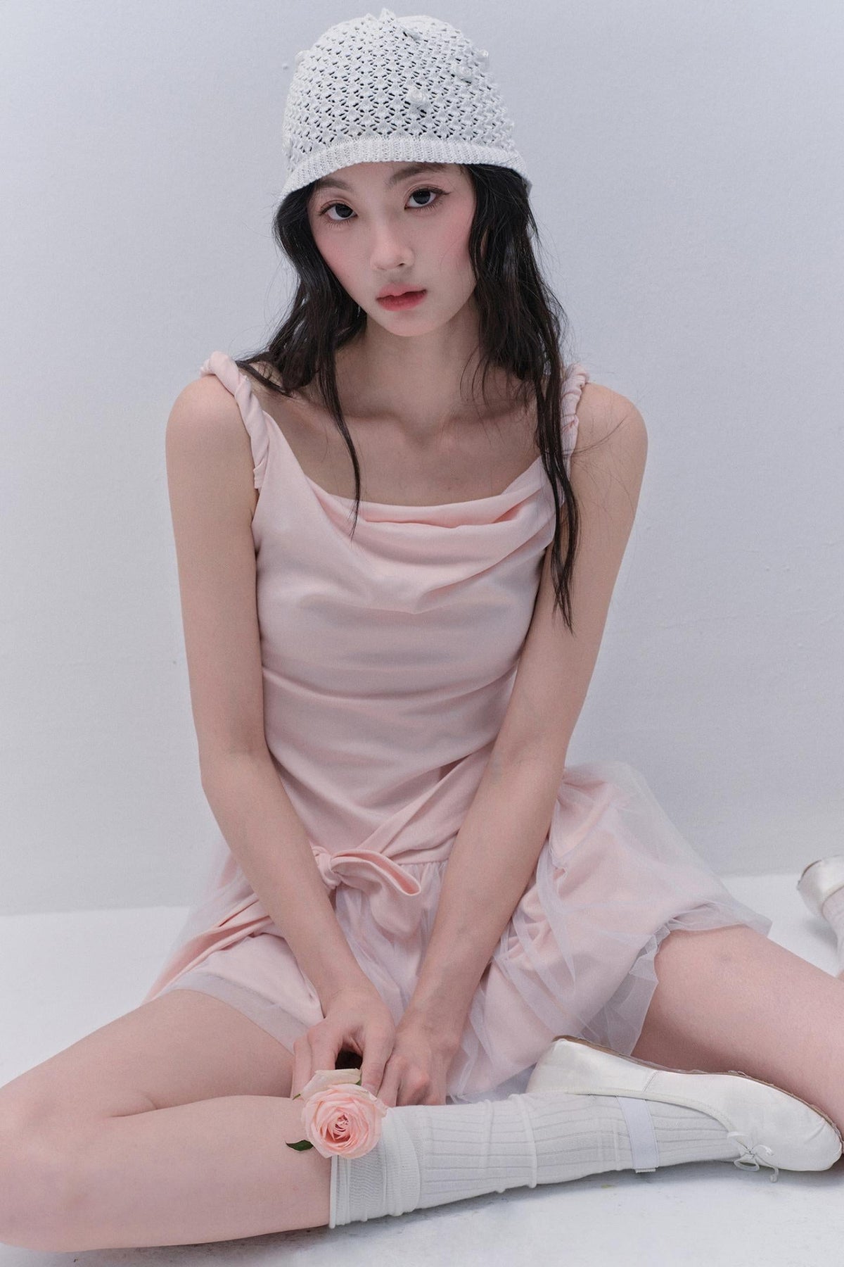Floral Mesh Dress