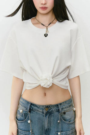 Floral Modal Short Sleeve T-Shirt