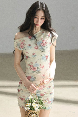 Floral Off-Shoulder Summer Dress Set-Up