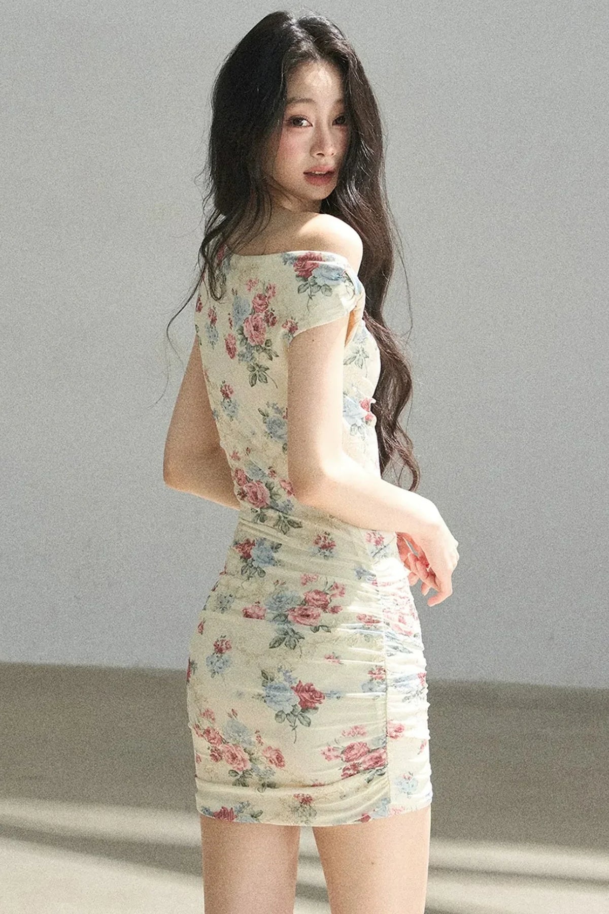 Floral Off-Shoulder Summer Dress Set-Up