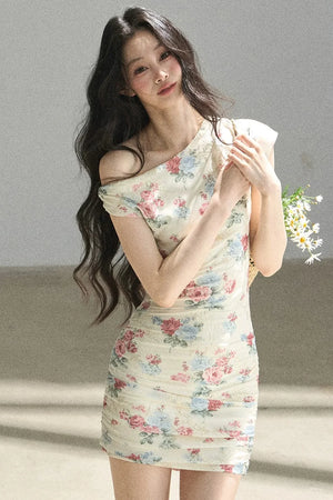 Floral Off-Shoulder Summer Dress Set-Up