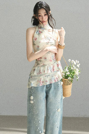 Floral Off-Shoulder Summer Dress Set-Up