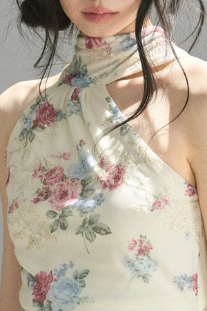 Floral Off-Shoulder Summer Dress Set-Up