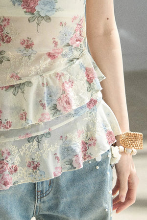Floral Off-Shoulder Summer Dress Set-Up