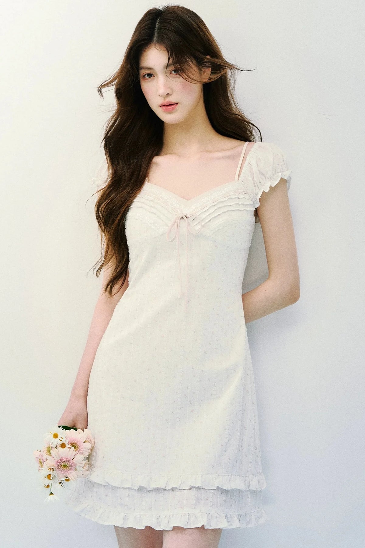 Floral Plaid A-Line Dress