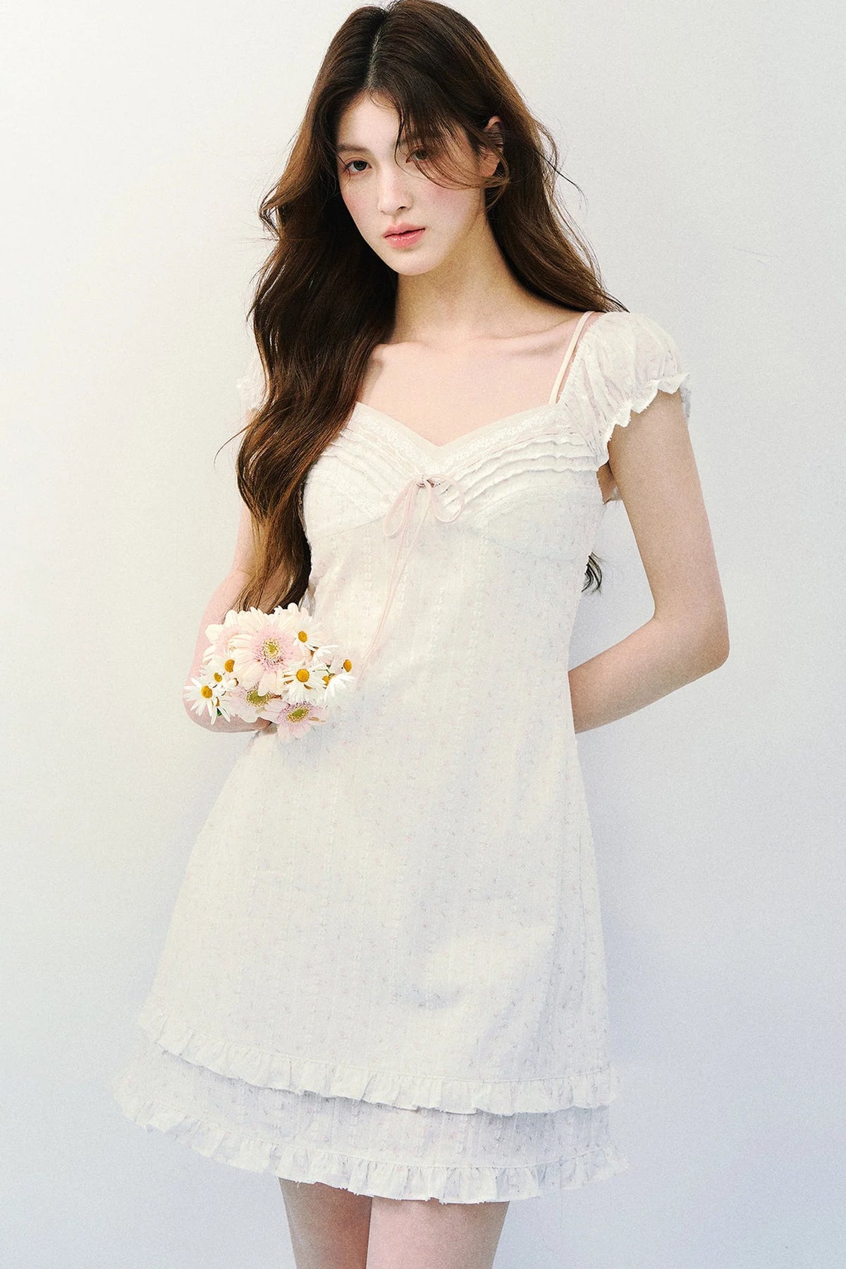 Floral Plaid A-Line Dress