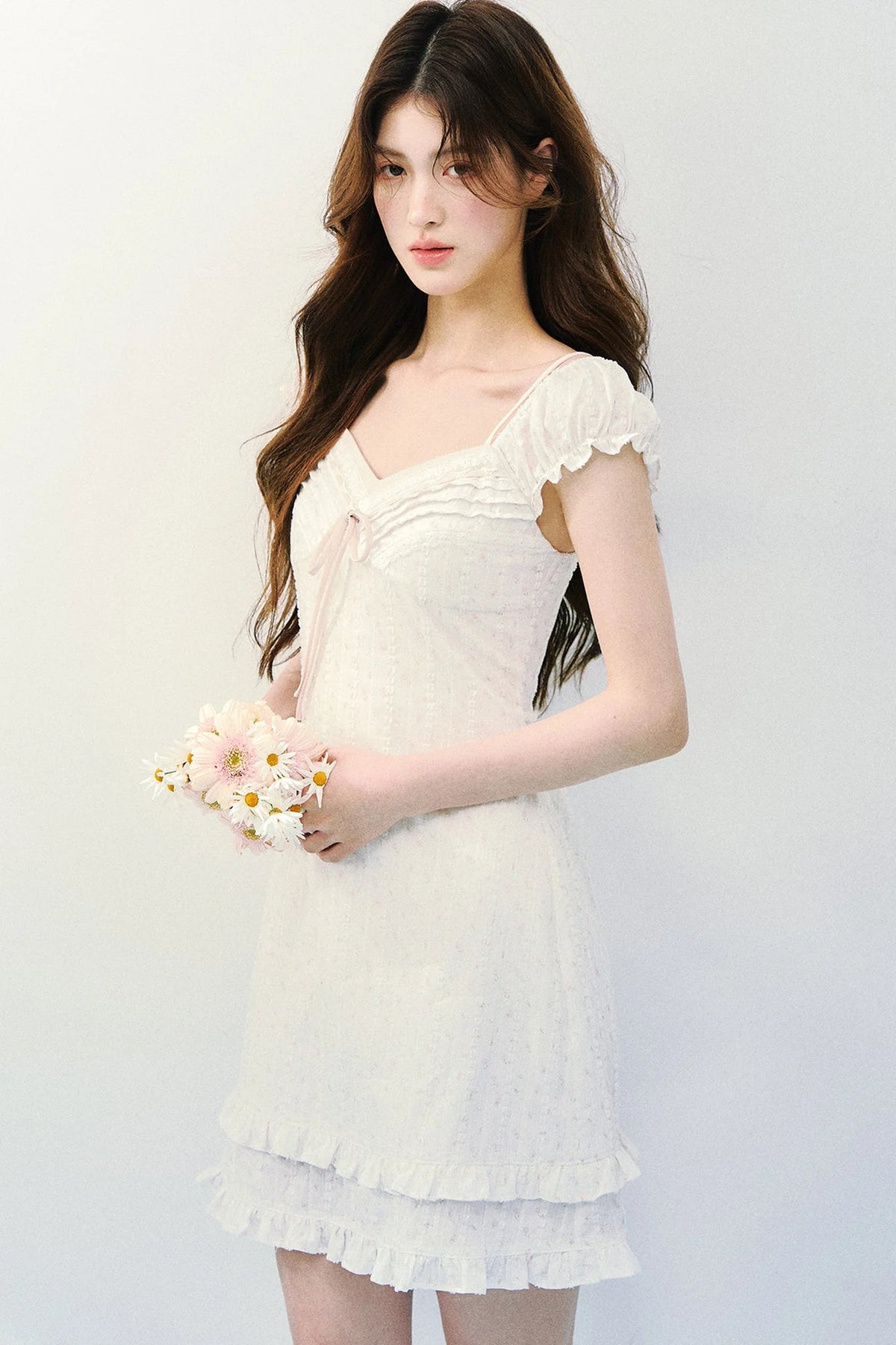 Floral Plaid A-Line Dress