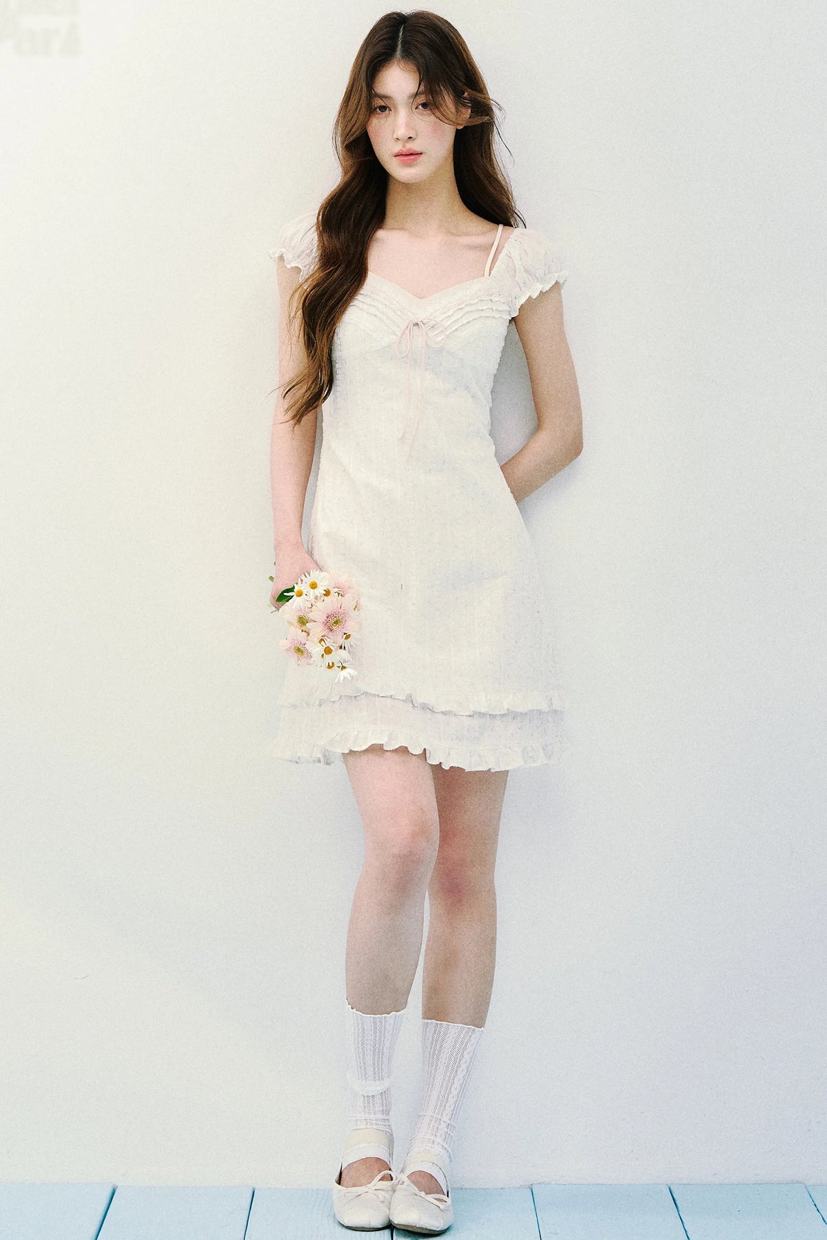 Floral Plaid A-Line Dress