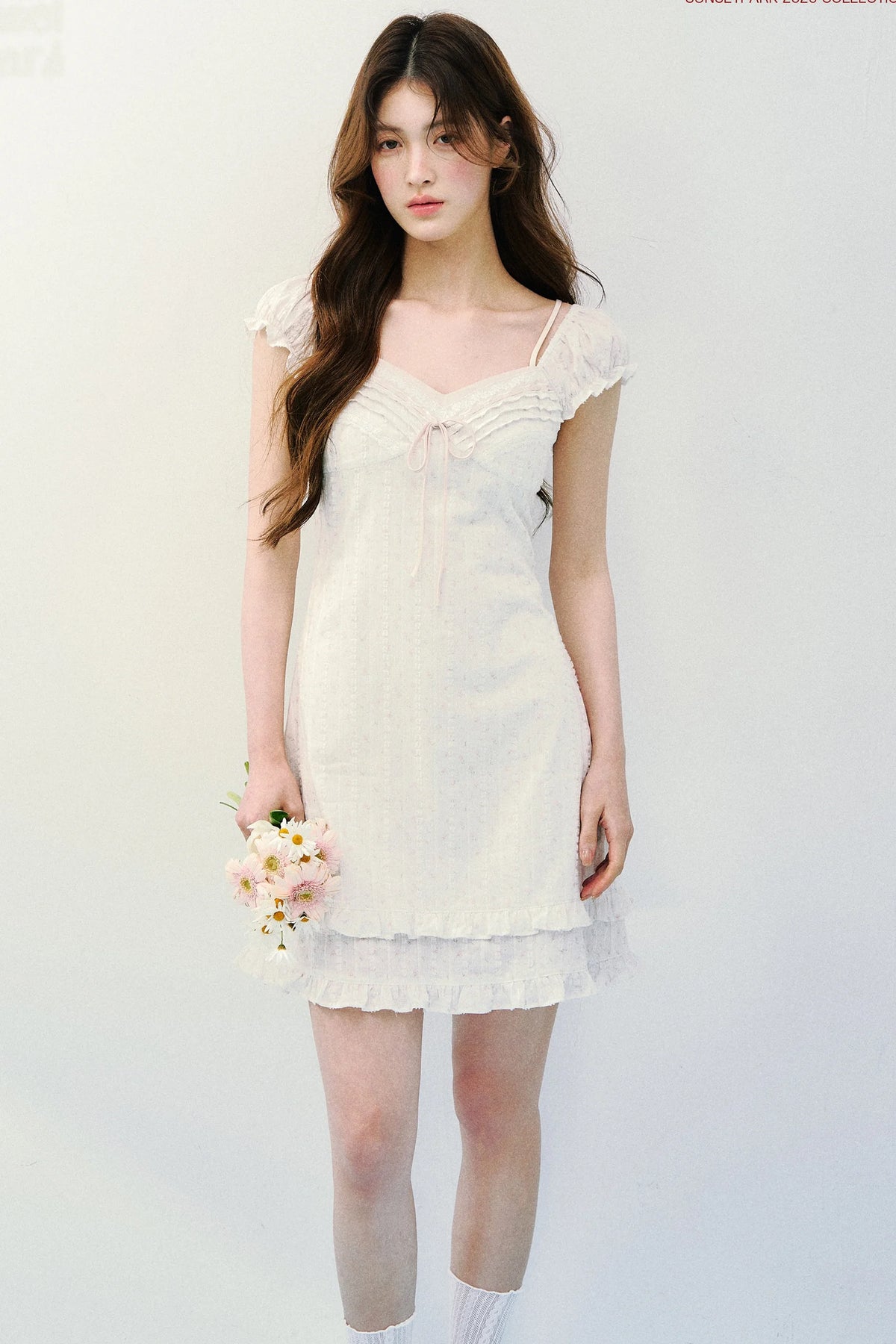 Floral Plaid A-Line Dress