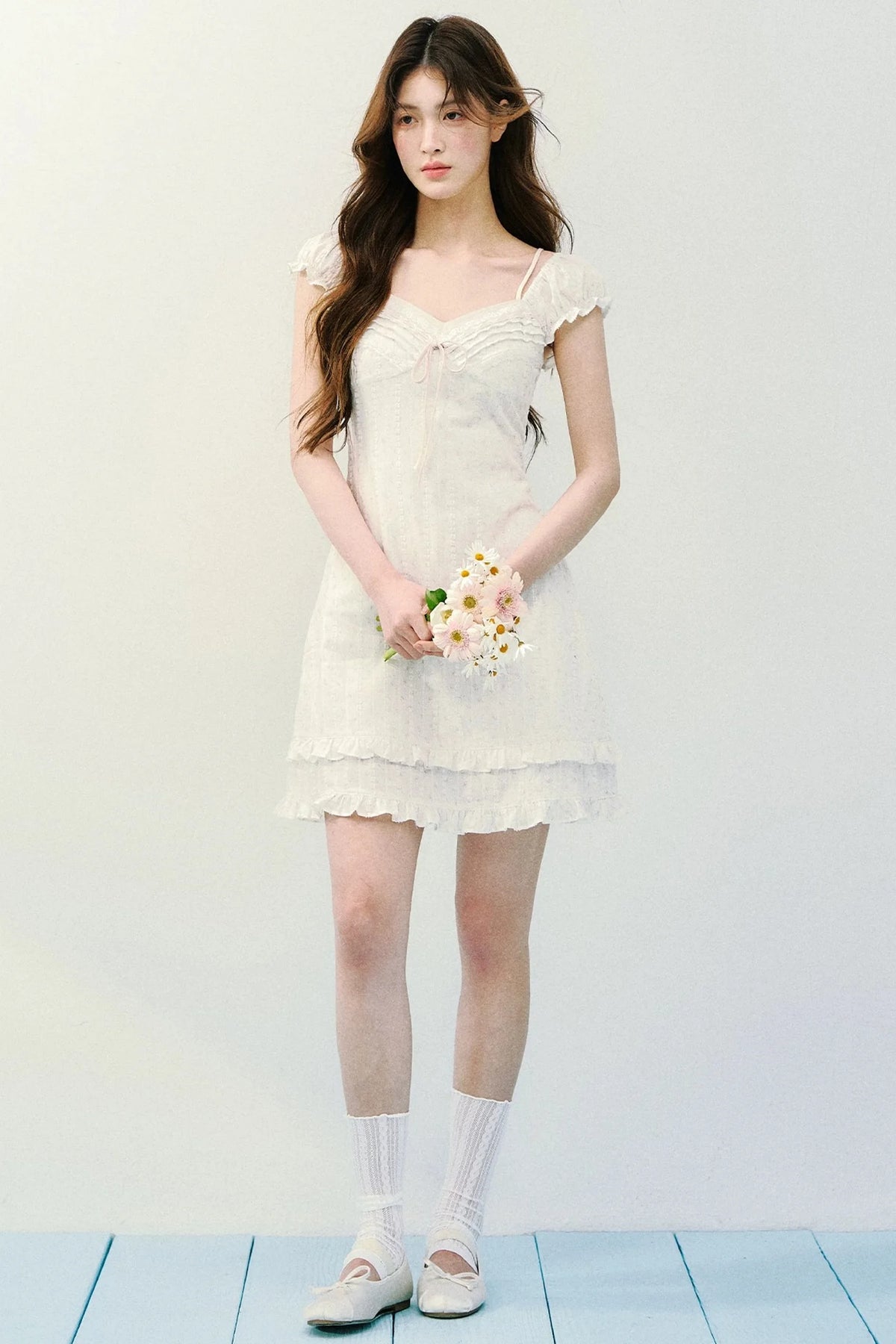 Floral Plaid A-Line Dress