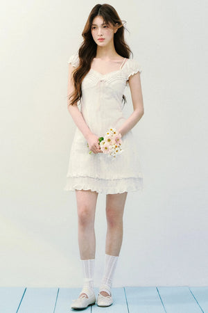 Floral Plaid A-Line Dress