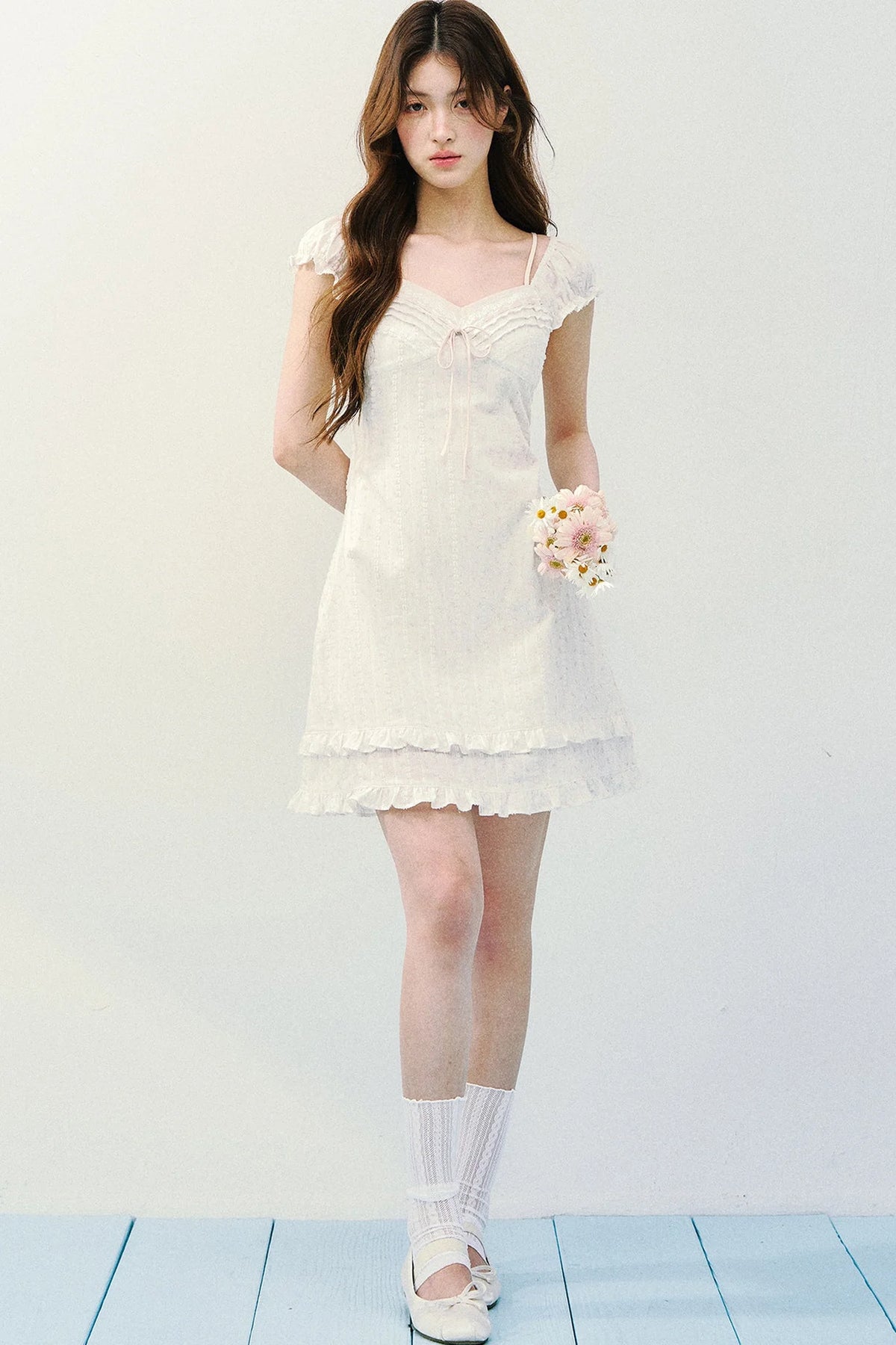 Floral Plaid A-Line Dress