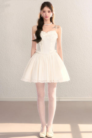 Floral Print Waist-Cinching Princess Dress