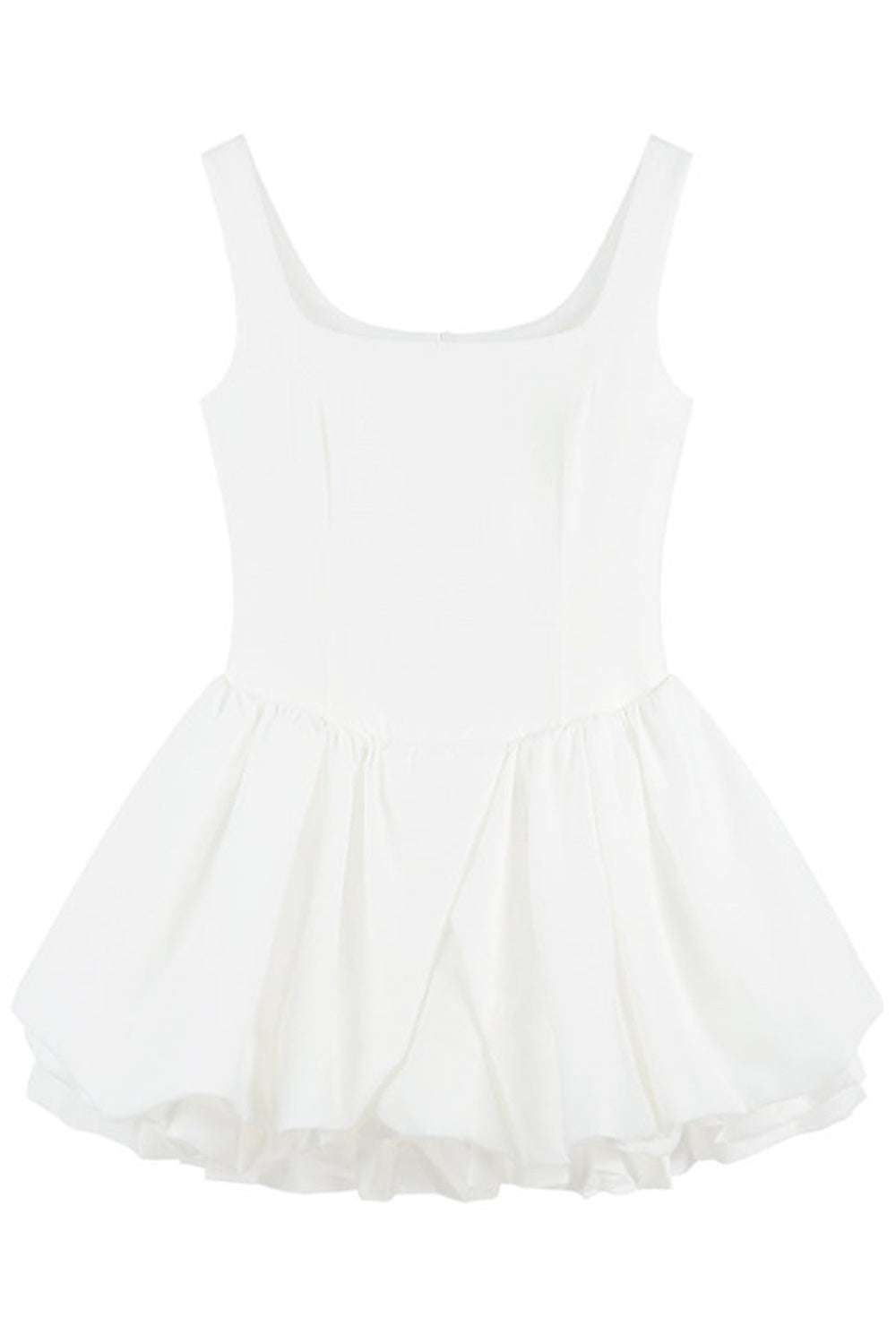 Floral Puff Sleeve A-Line Dress