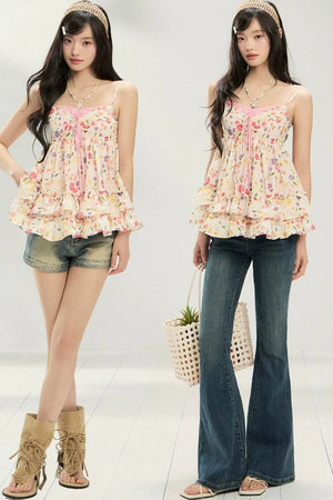 Floral Sleeveless Cami Dress