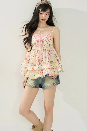 Floral Sleeveless Cami Dress