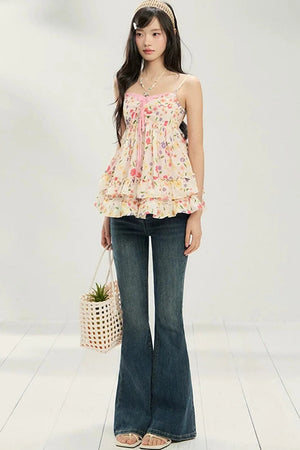 Floral Sleeveless Cami Dress