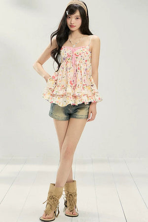 Floral Sleeveless Cami Dress