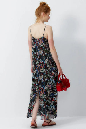 Floral Slip Suspender Dress