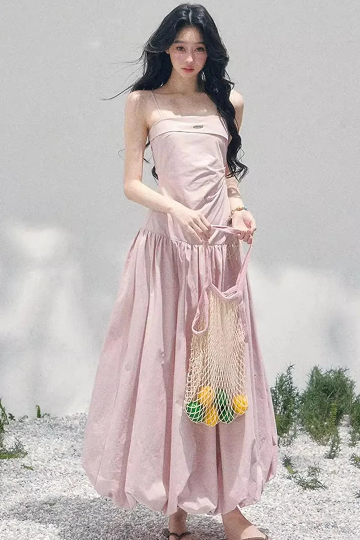 Floral Strap Vacation Dress