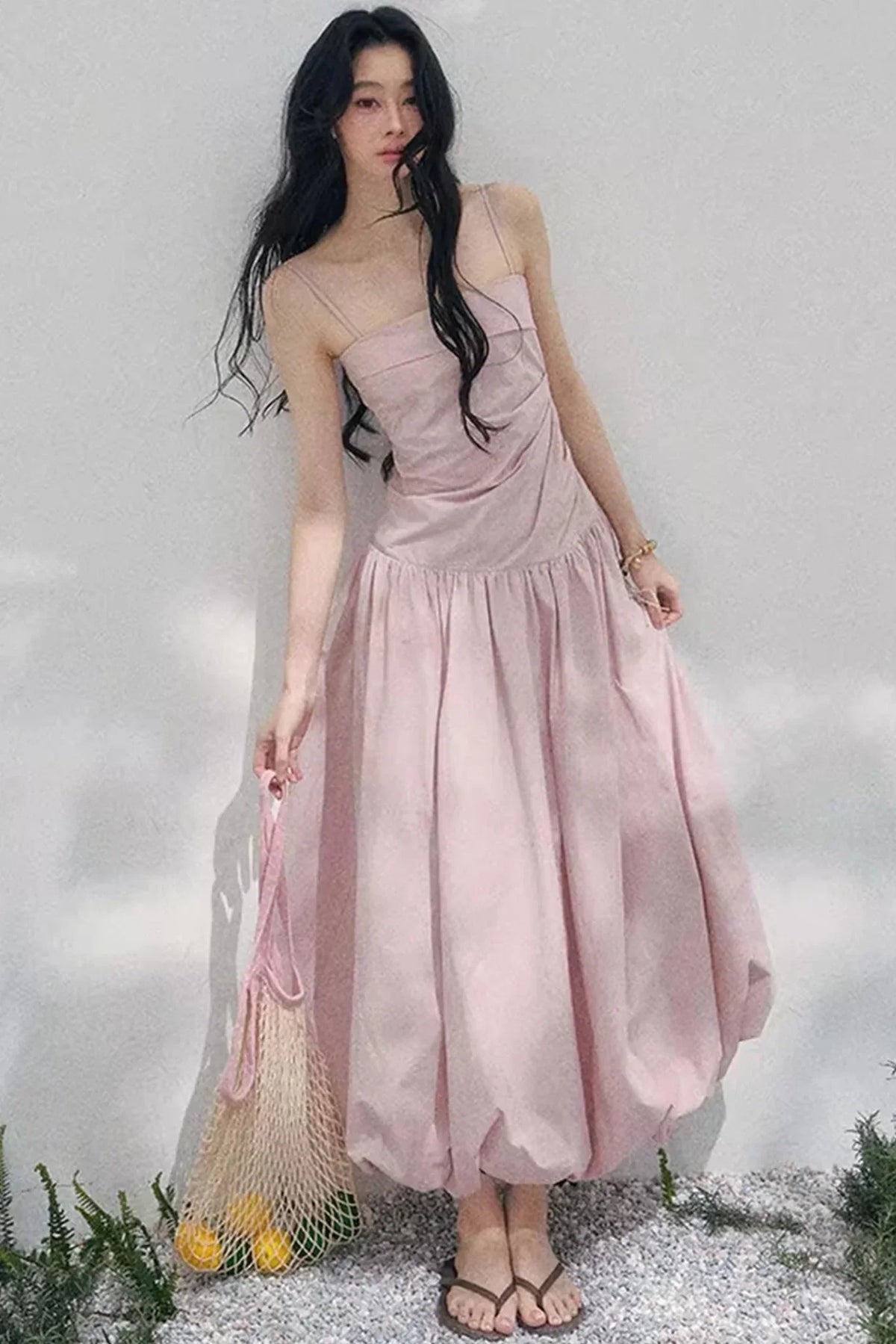 Floral Strap Vacation Dress
