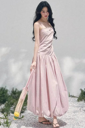 Floral Strap Vacation Dress