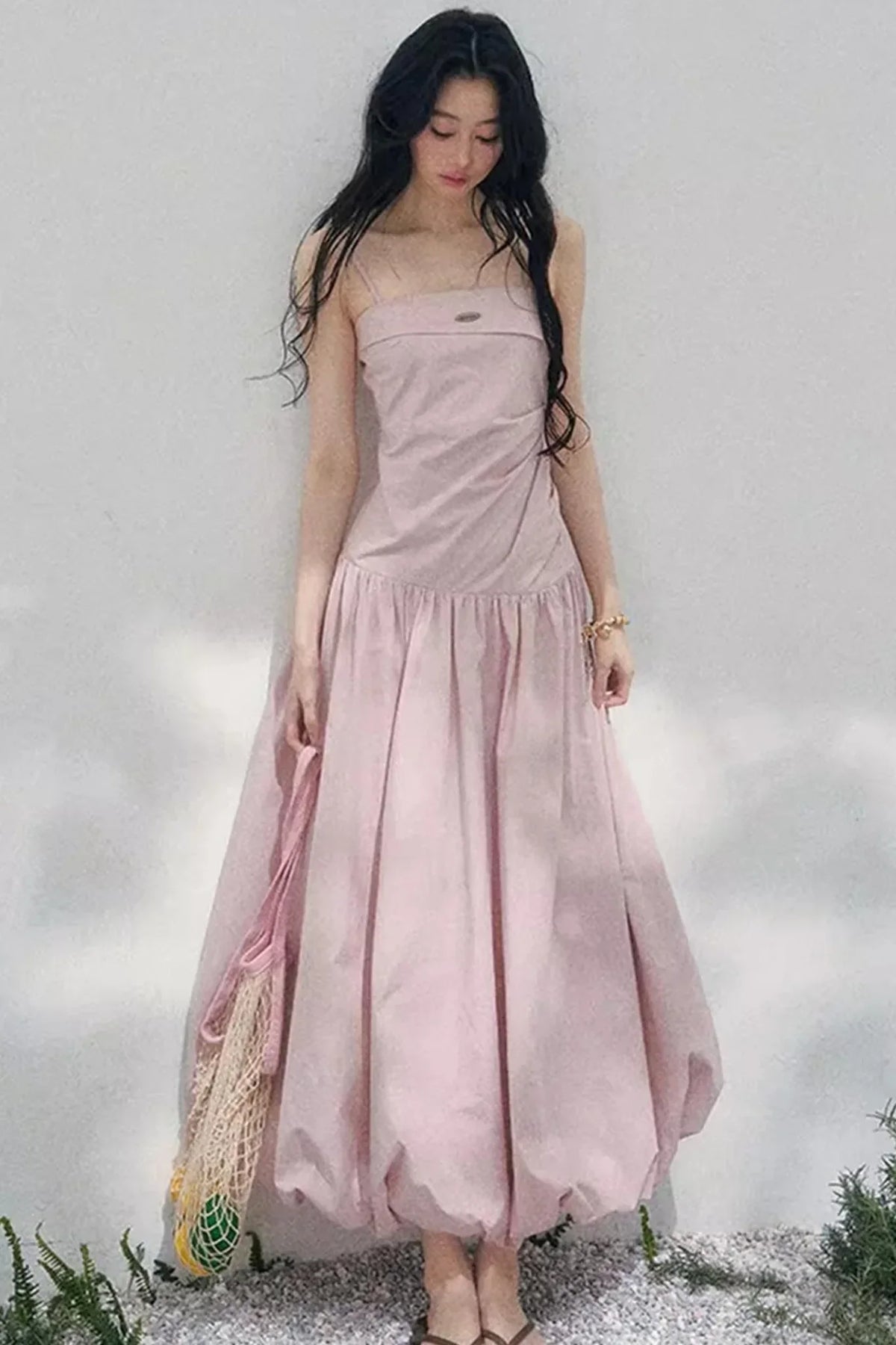 Floral Strap Vacation Dress