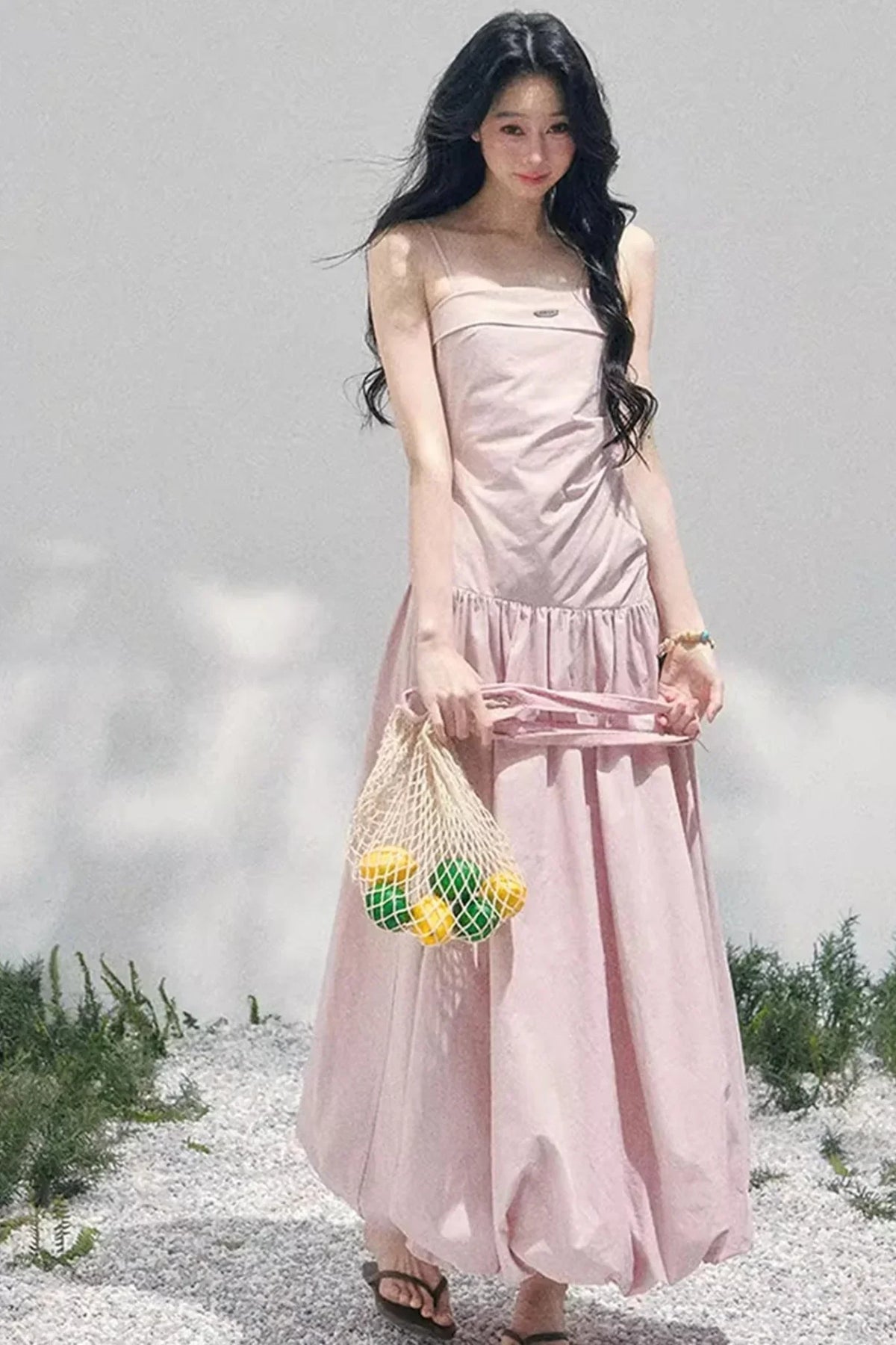 Floral Strap Vacation Dress