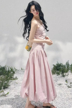 Floral Strap Vacation Dress