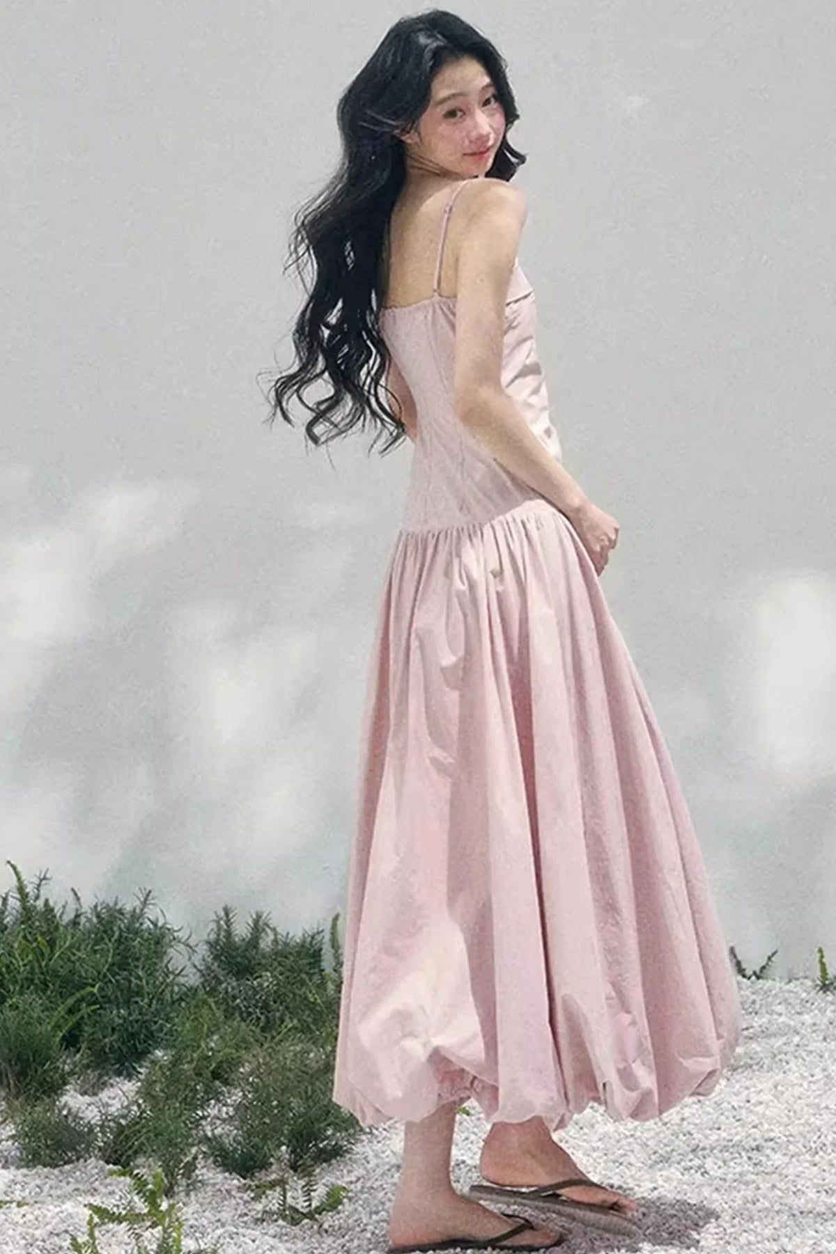 Floral Strap Vacation Dress