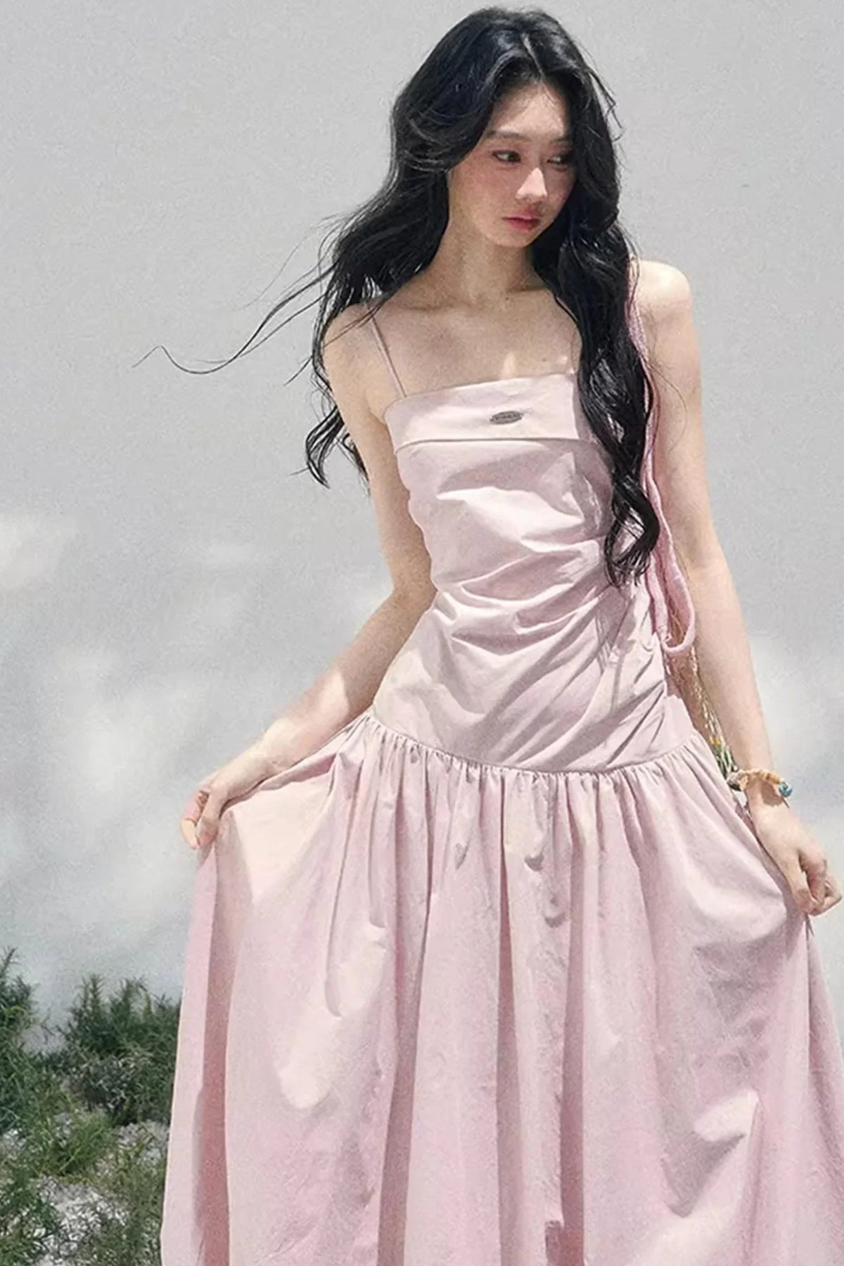 Floral Strap Vacation Dress