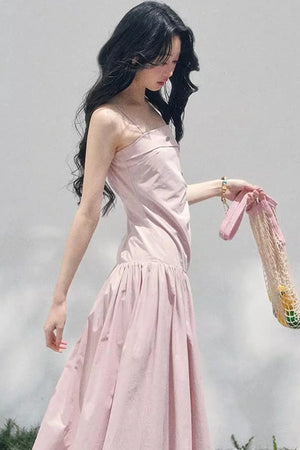 Floral Strap Vacation Dress