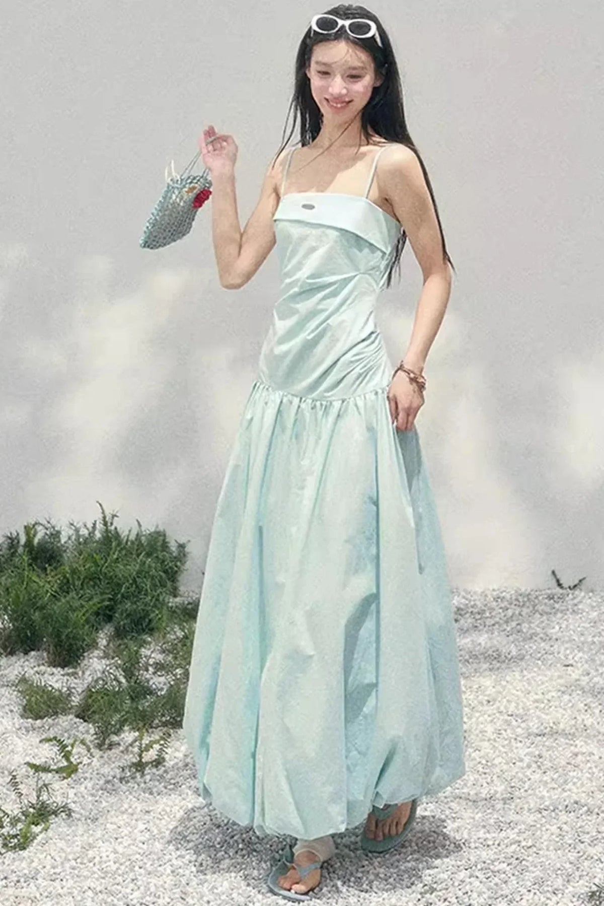 Floral Strap Vacation Dress