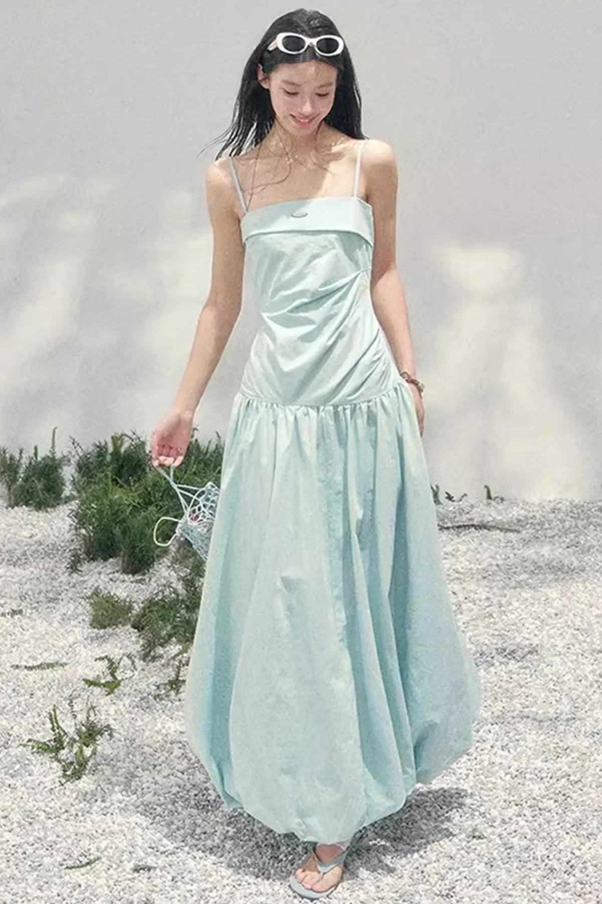 Floral Strap Vacation Dress