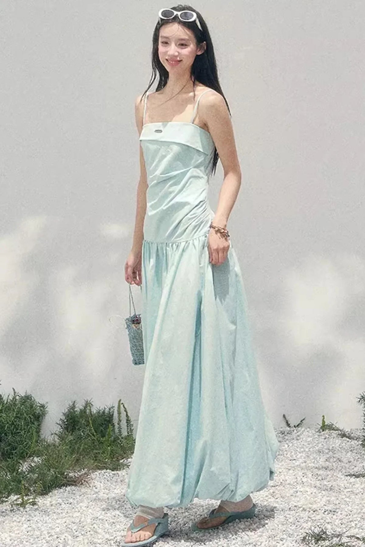 Floral Strap Vacation Dress