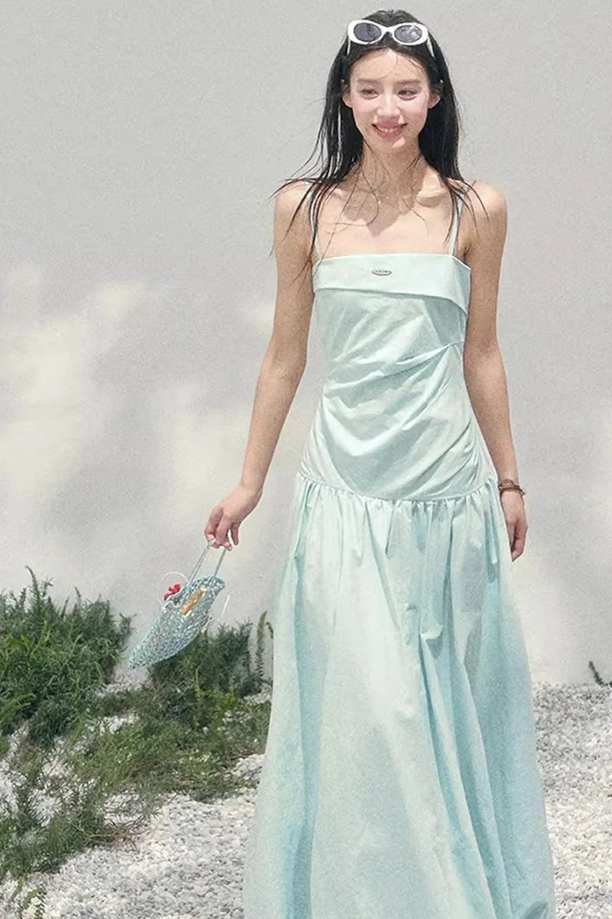 Floral Strap Vacation Dress