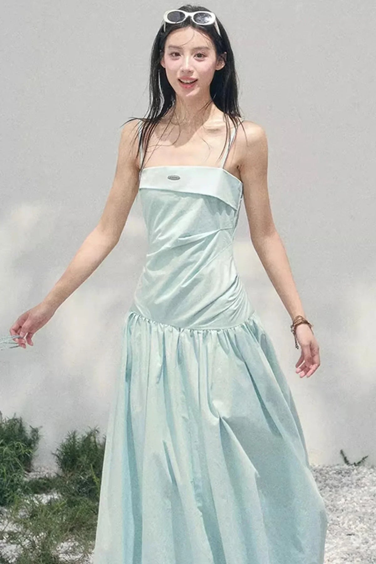 Floral Strap Vacation Dress