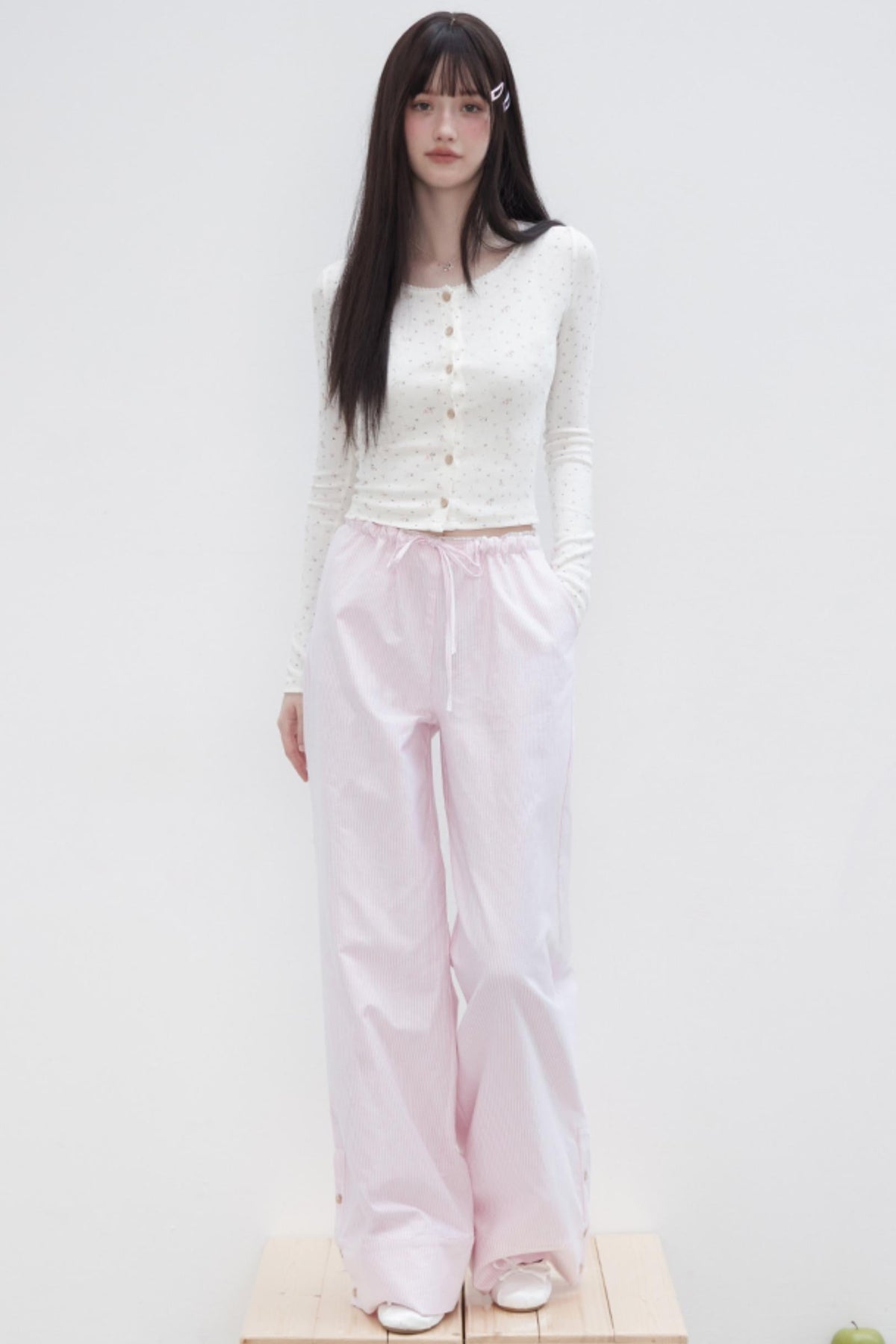 Floral Suit Cardigan & Skirt Set-Up