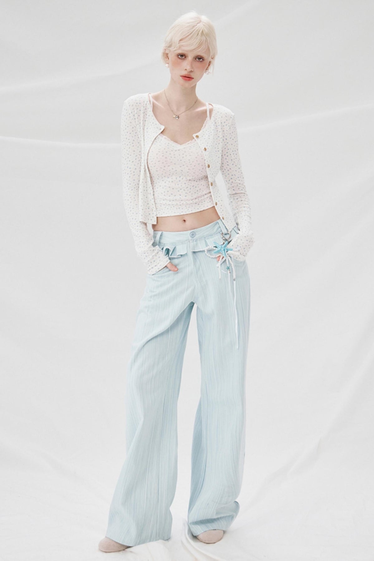 Floral Three-Piece Ensemble Top Set-Up