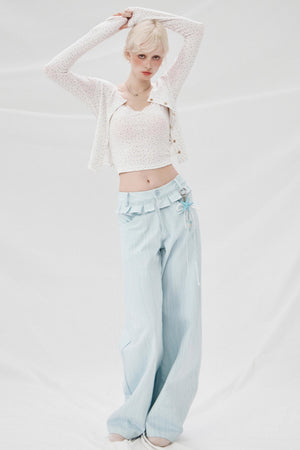 Floral Three-Piece Ensemble Top Set-Up