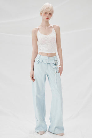 Floral Three-Piece Ensemble Top Set-Up