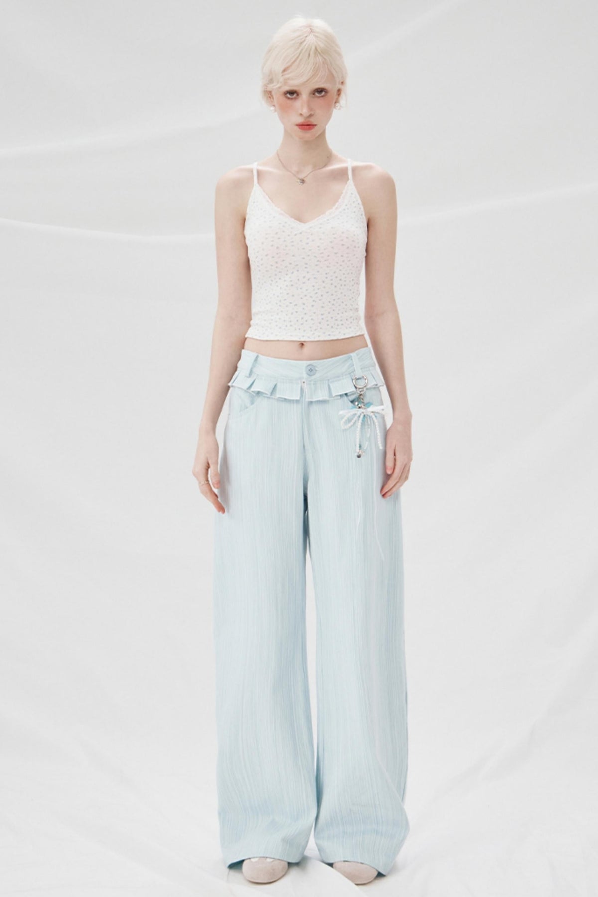 Floral Three-Piece Ensemble Top Set-Up