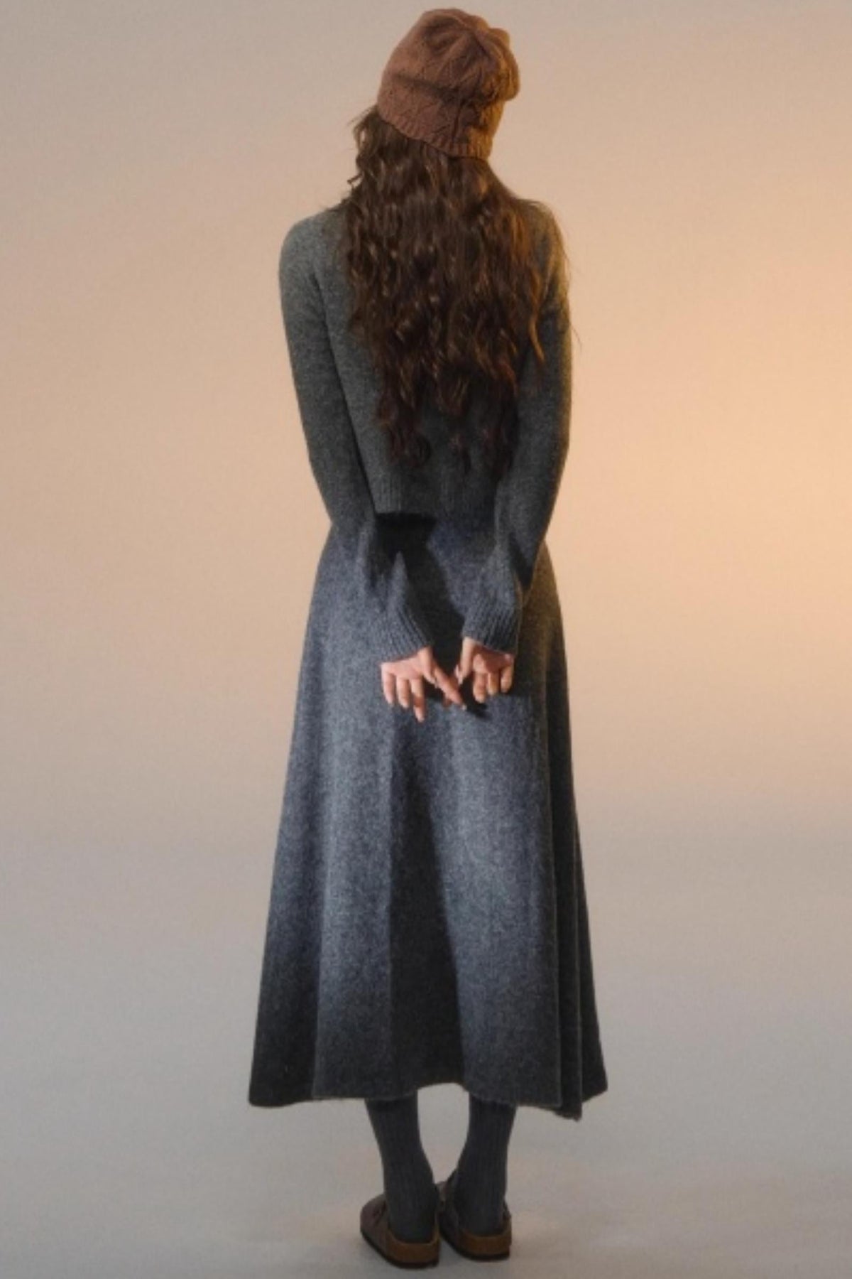 Floral Velvet Diamond Vest Skirt Set-Up