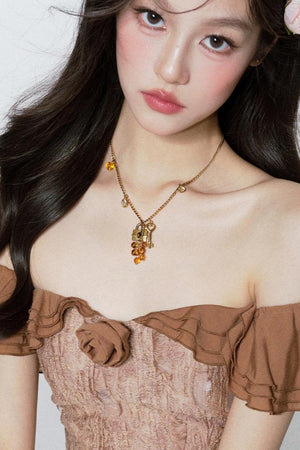 Flow Long Pendant Necklace