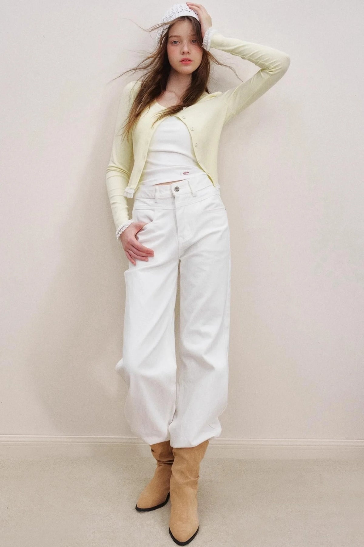 Flower Lace Cardigan Set-Up