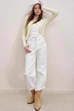 Flower Lace Cardigan Set-Up