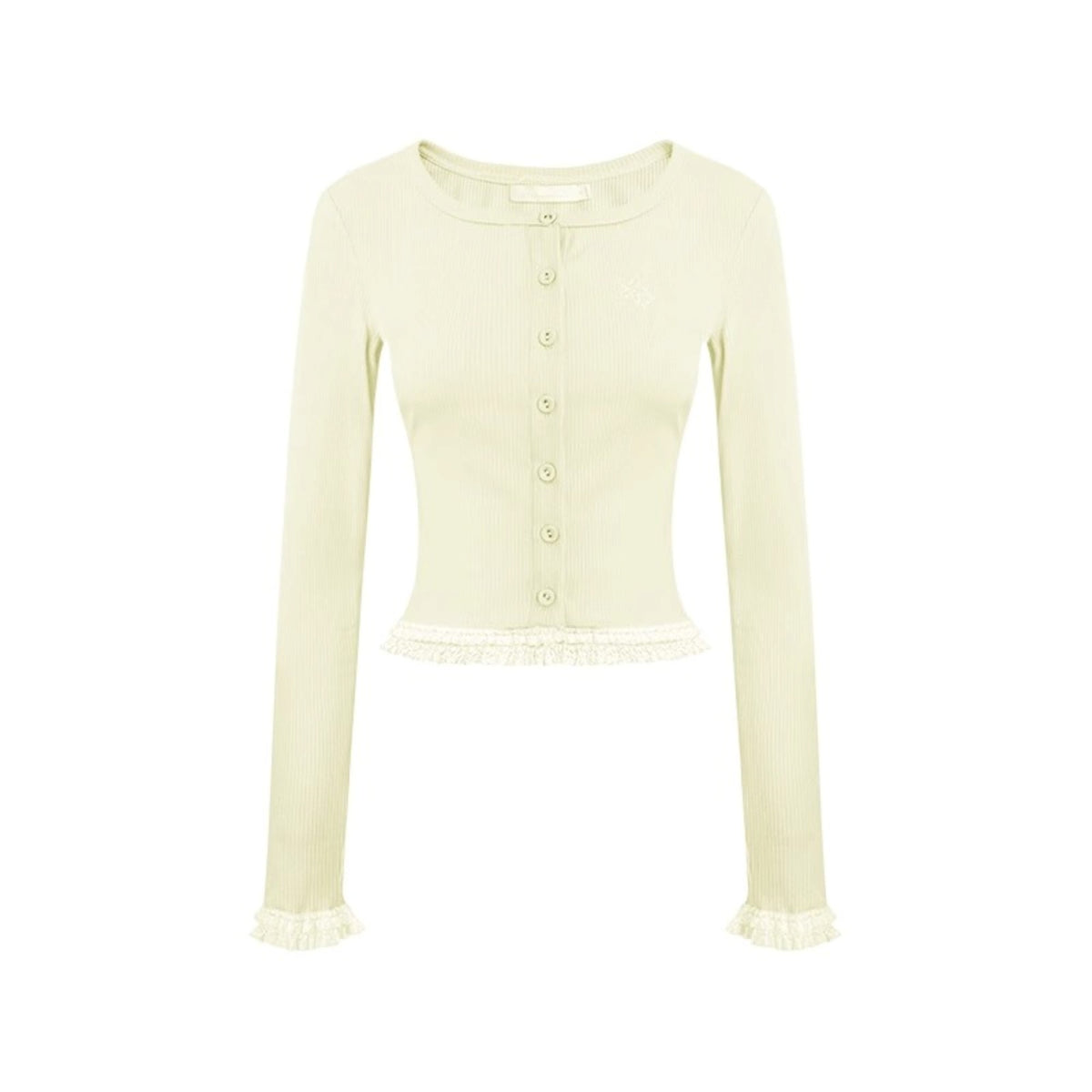 Flower Lace Cardigan Set-Up