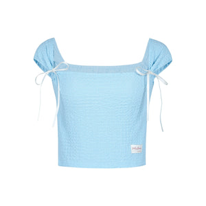 Flowers Square Neck Top