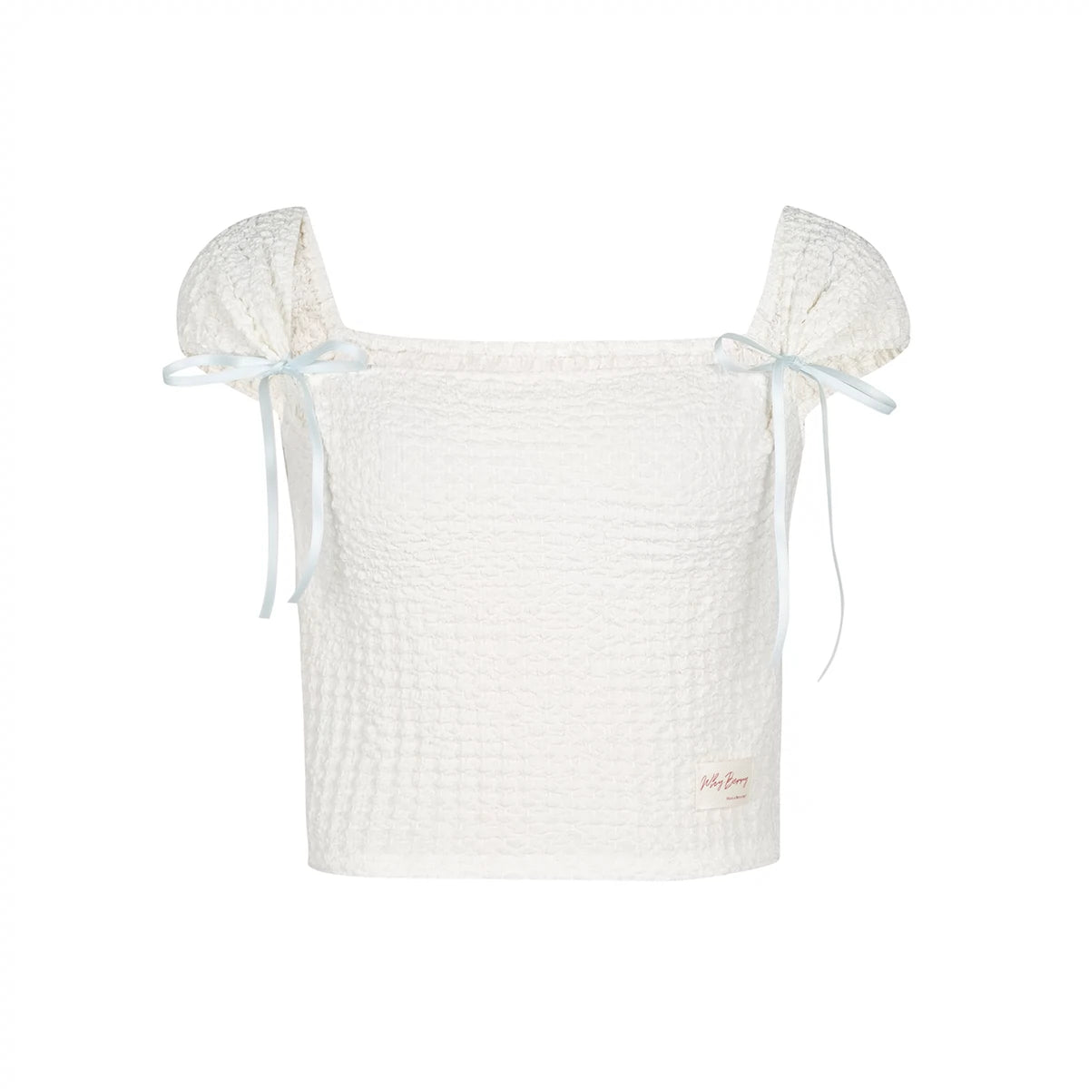 Flowers Square Neck Top