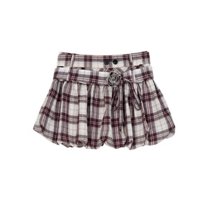 Fluffy A-Line Bustier Skirt